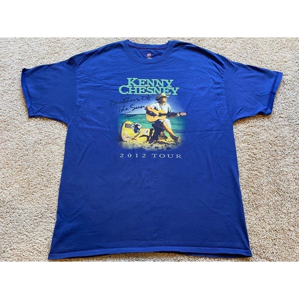 Kenny Chesney Band T Shirt Brother Of The Sun Tour 2012 Unisex 2XL sku6